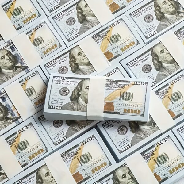 [Fake Money Props] 500pcs Fake Money Props | Perfect for Christmas, Halloween, New Year & Valentine's Gifts, Ideal for Weddings, Birthdays & Parties