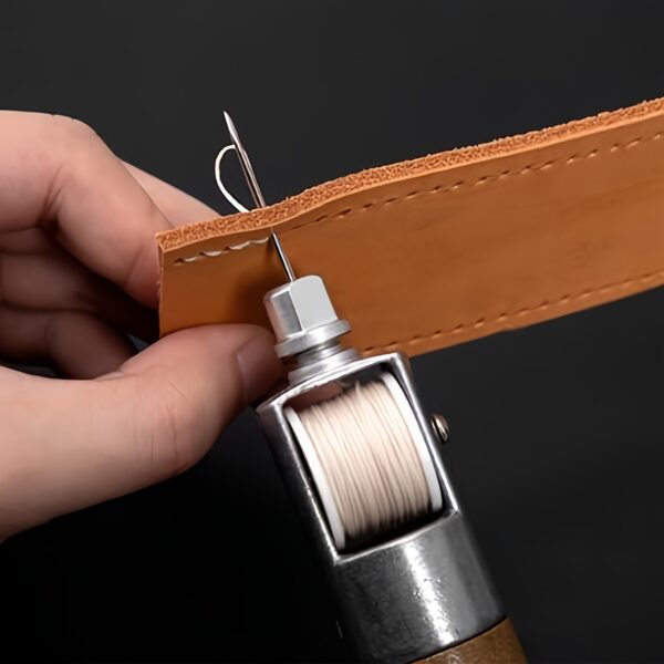 [7pcs Professional Sewing Kit] 7pcs Professional Lockstitch Sewing Kit - High-Quality DIY Handcraft, Furniture & Leather Repair Sewing Tools - Includes Various Needles, Easy-to-Use Design for Precise Stitching