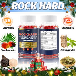 1 Men' Testosterone Boosters & Male Gummies Suitable for Men - Ingredients (Dongge Ali, Leopsant, Ginseng, Cumin, L-Citrine) for Enhanced Virility, Erection Strength & Volume - -to-Chew Soft Gel Supplement